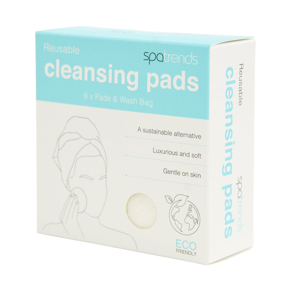 12pc Annabel Trends Spa Trends Bamboo Cleansing Pads Reusable