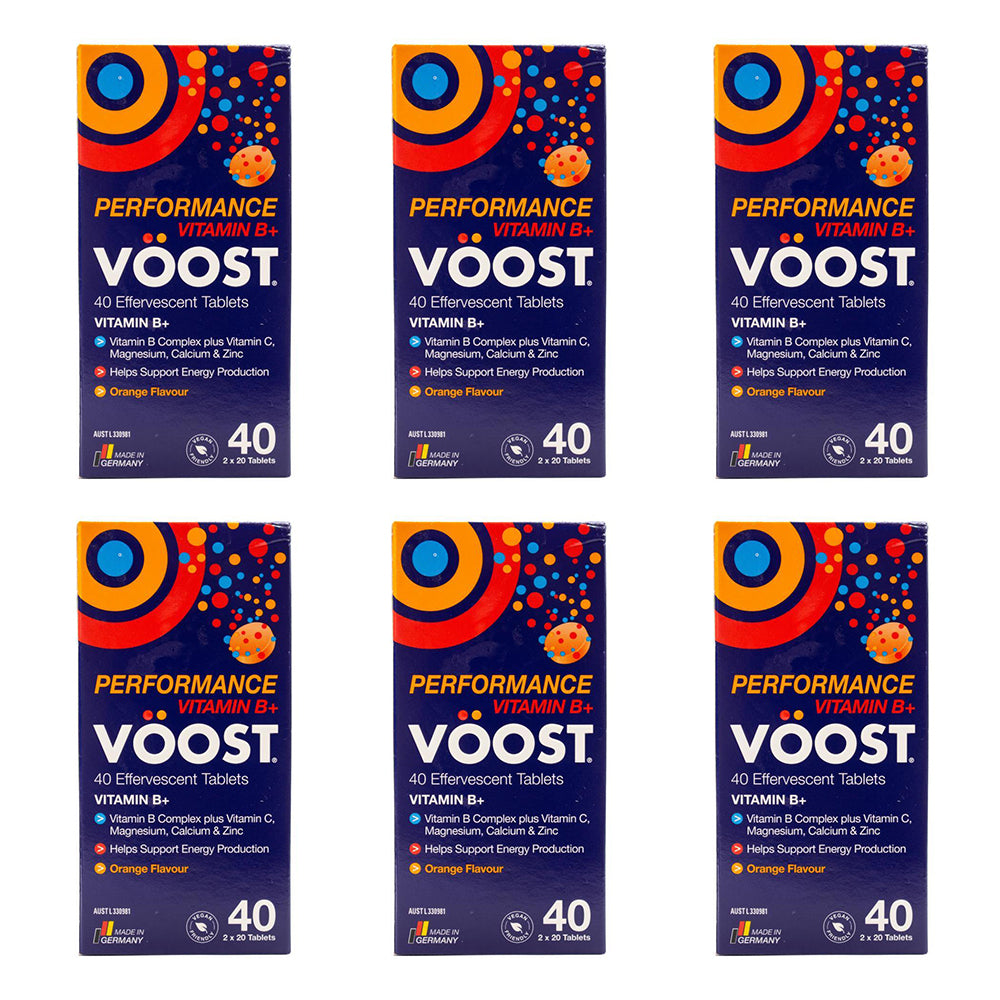 240pc Voost Performance Vitamin B Plus Effervescent Tablets Orange Flavour