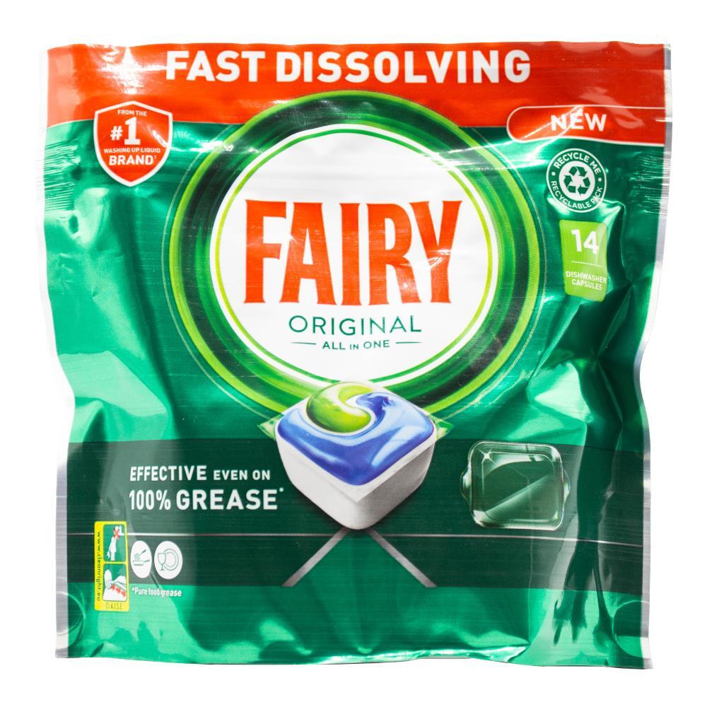 168pc Fairy Original All In One Dishwasher Capsules/Tablet Pack