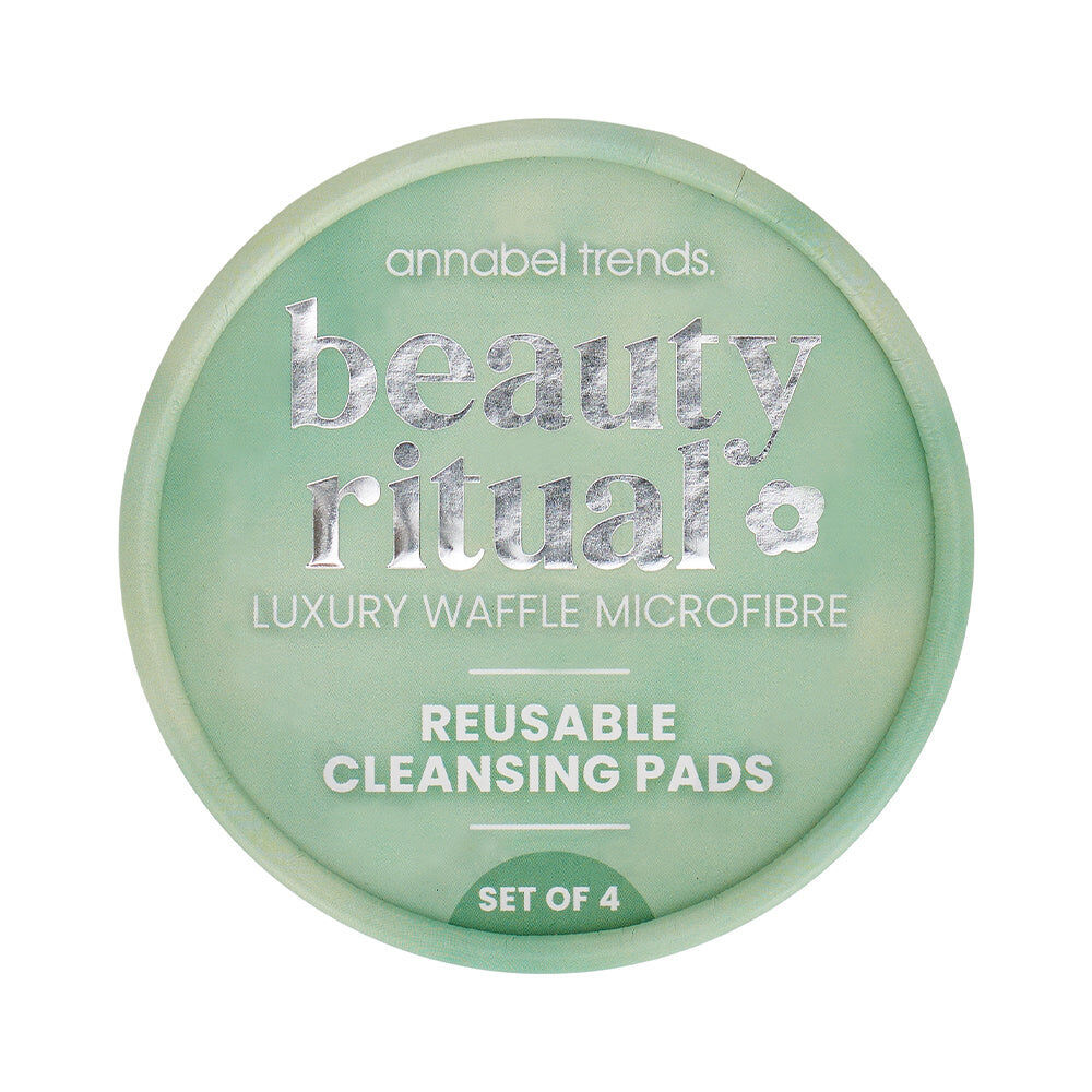 8pc Annabel Trends Beauty Ritual Luxury Waffle Cleanse Pads Moss