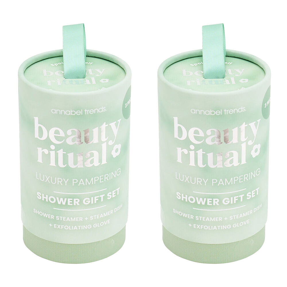 2PK Annabel Trends Beauty Ritual Shower Bath Gift Set Moss