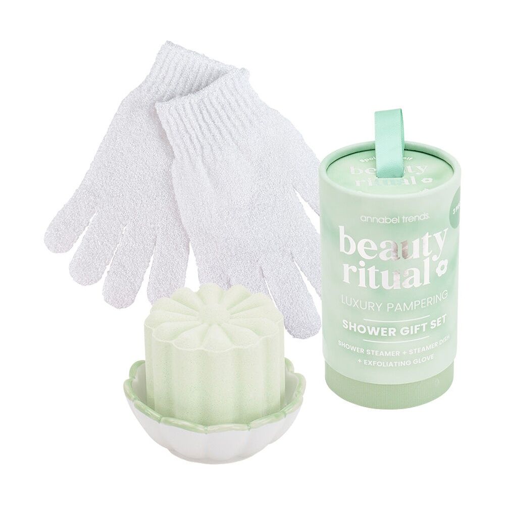 2PK Annabel Trends Beauty Ritual Shower Bath Gift Set Moss