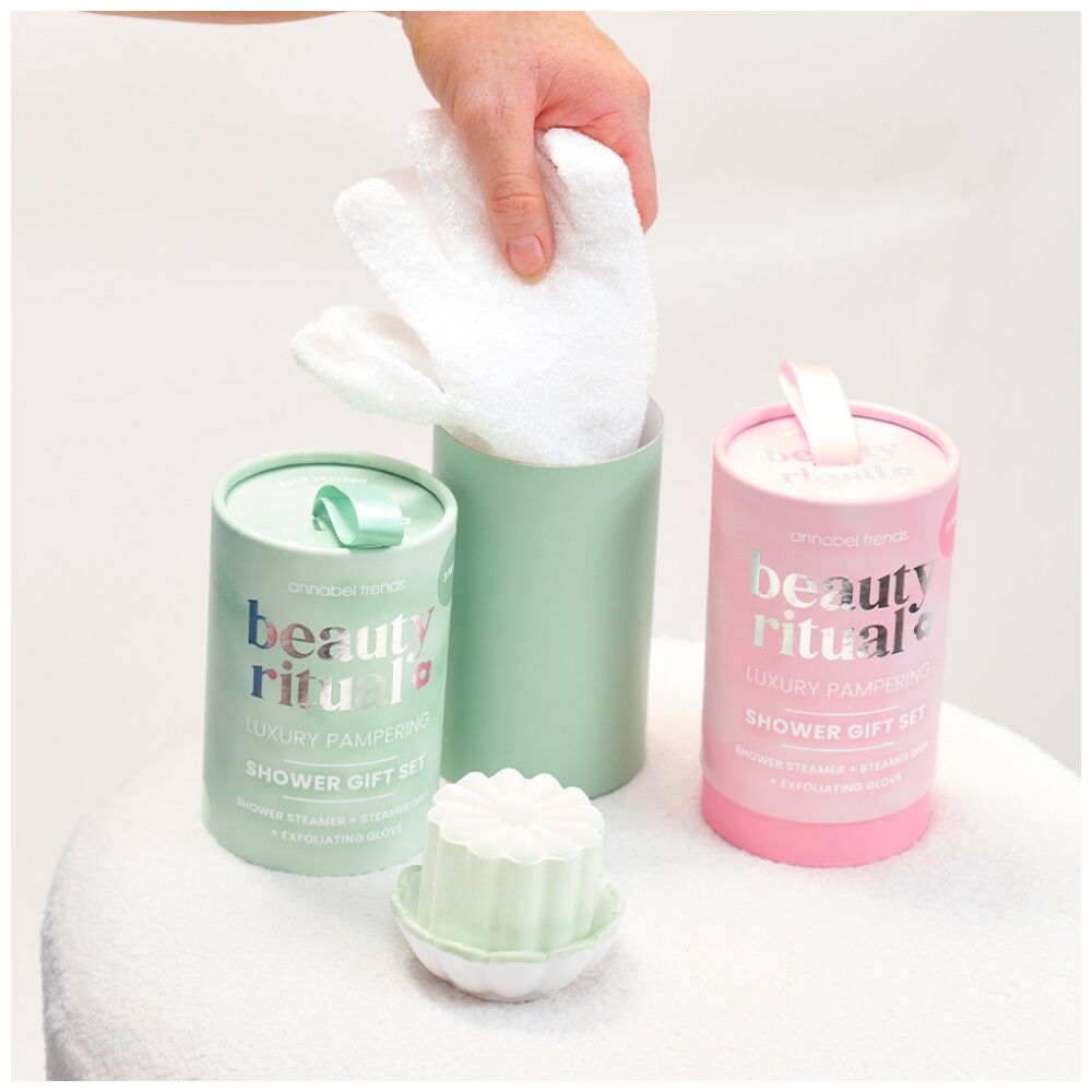 2PK Annabel Trends Beauty Ritual Shower Bath Gift Set Moss