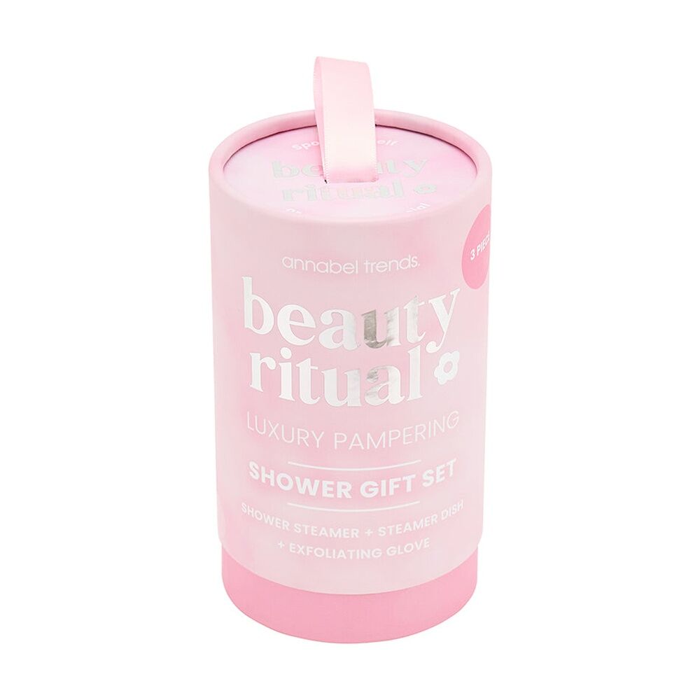 2PK Annabel Trends Beauty Ritual Shower Bath Gift Set Dusty Pink