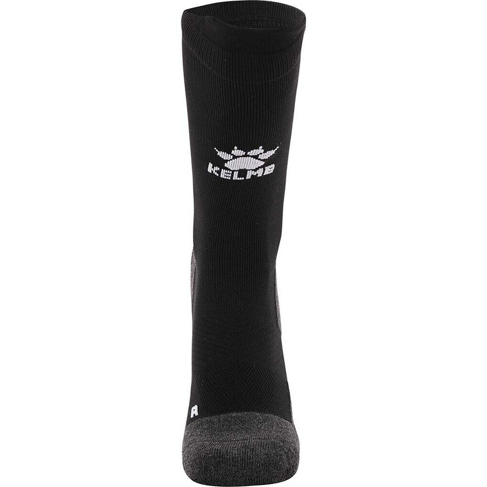 2PK Kelme Sport Mid-Length Football Soccer Grip Socks Anti Slip Black/White