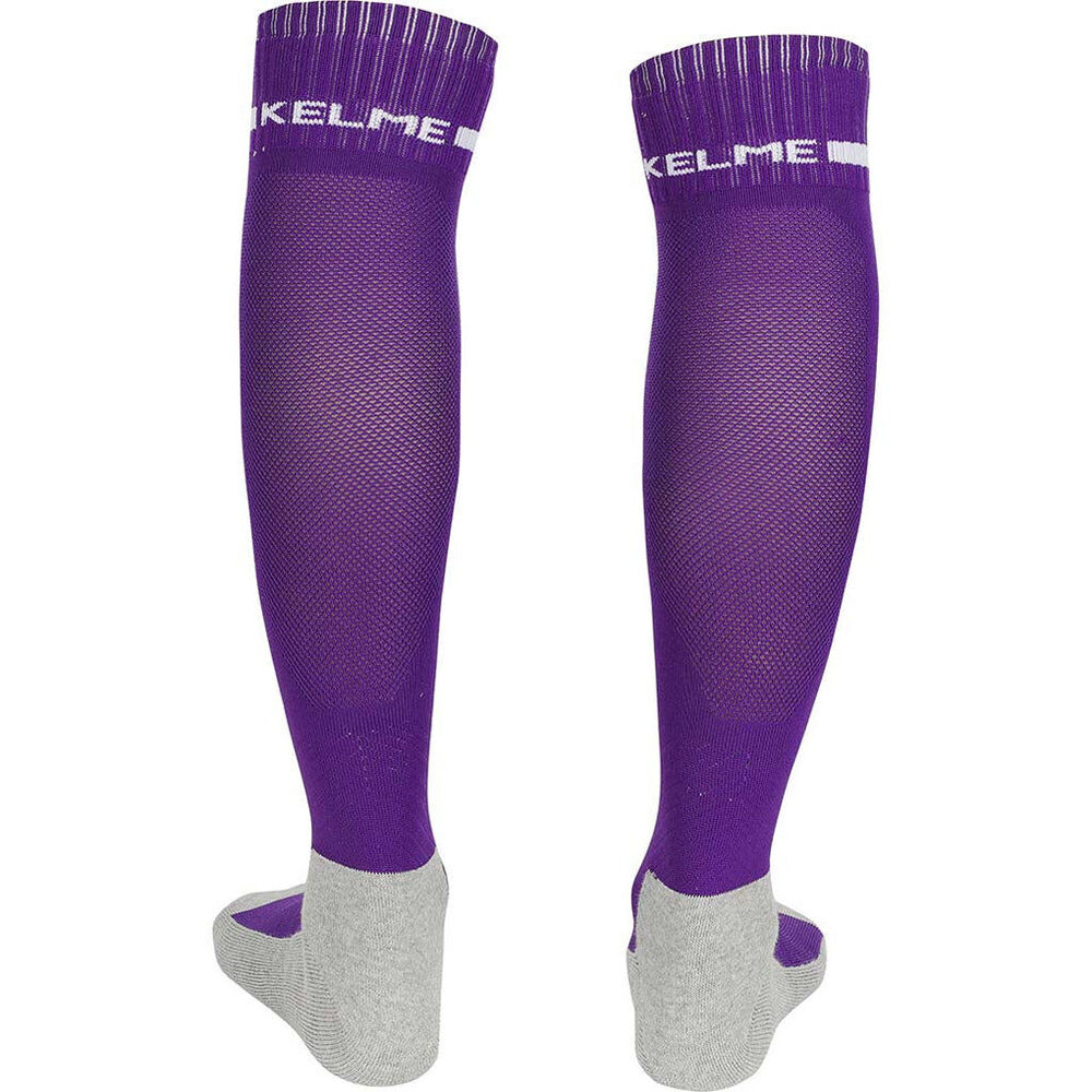Kelme Sport Full Length Football Soccer Socks Size US6-11 Purple/White