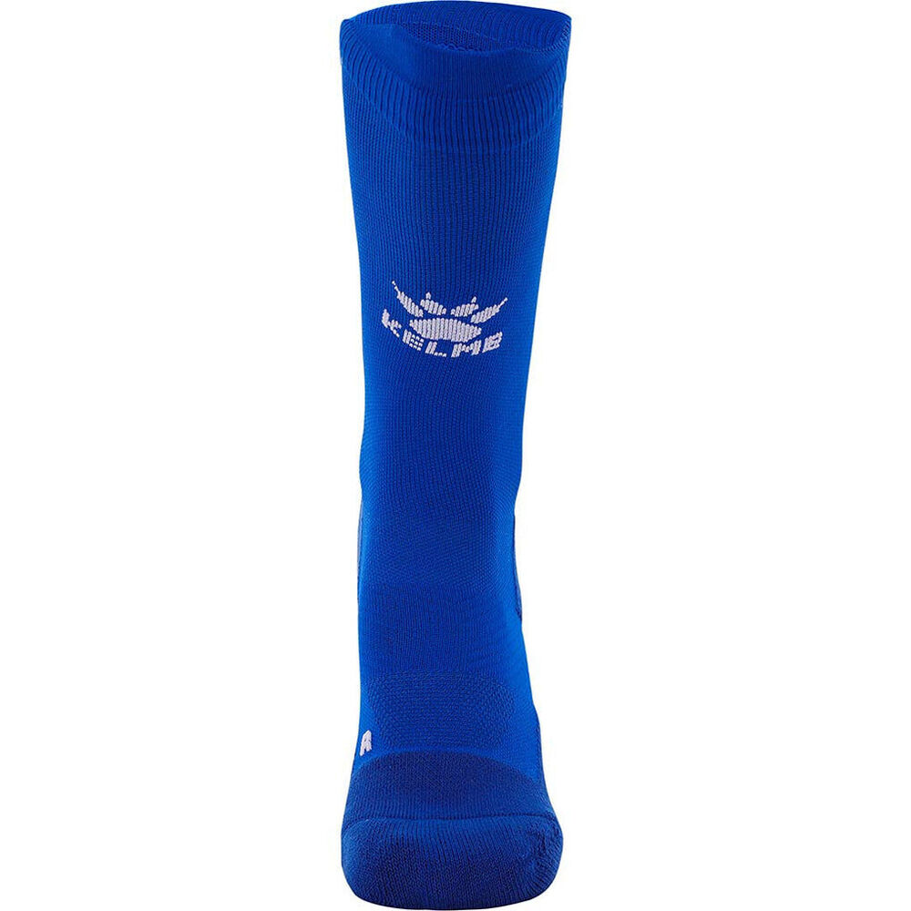 Kelme Sport Mid-Length Football Soccer Grip Socks Anti Slip Royal Blue/White