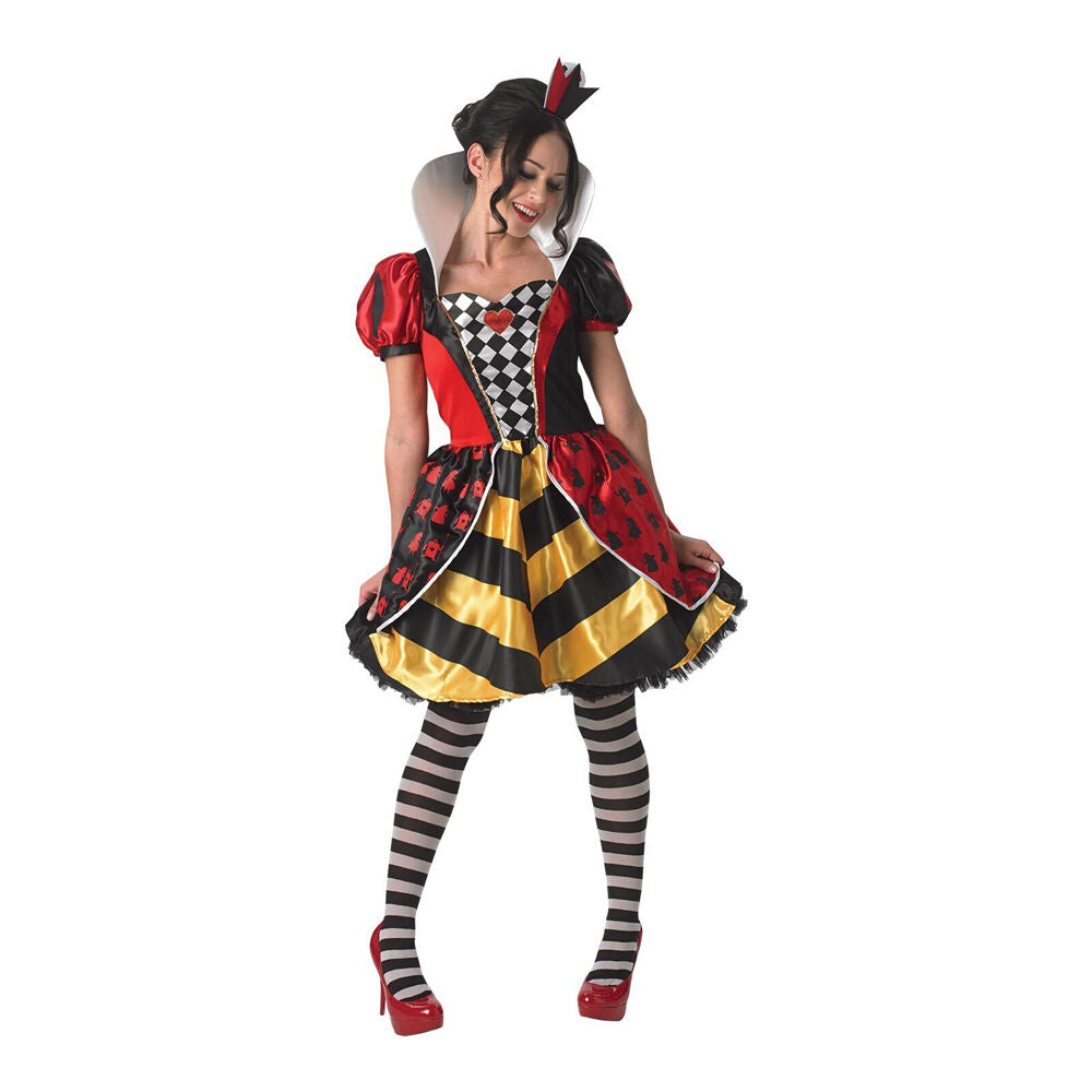 Disney Queen Of Hearts Deluxe Womens Dress Up Costume - Size S