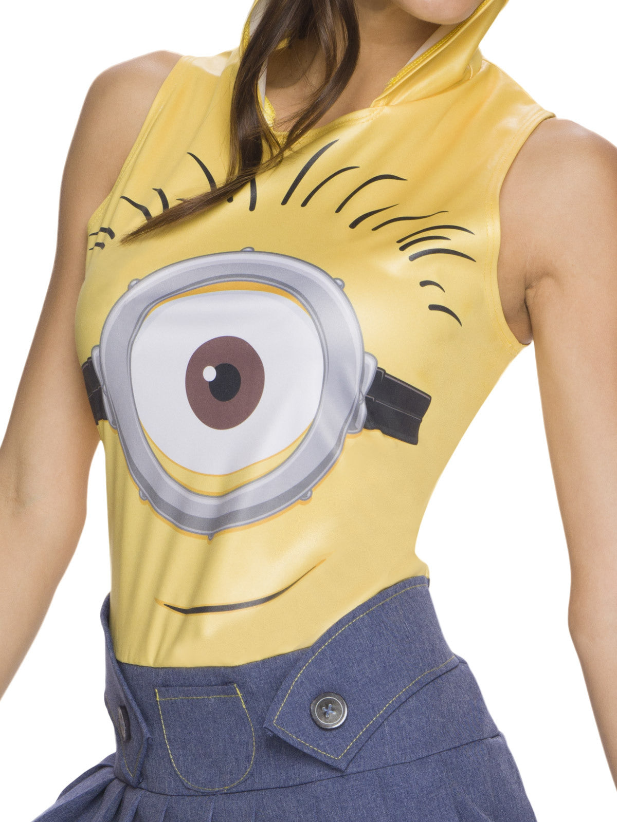 Despicable Me Minion Face Dress Adult Womens Dress Up Costume - Size M