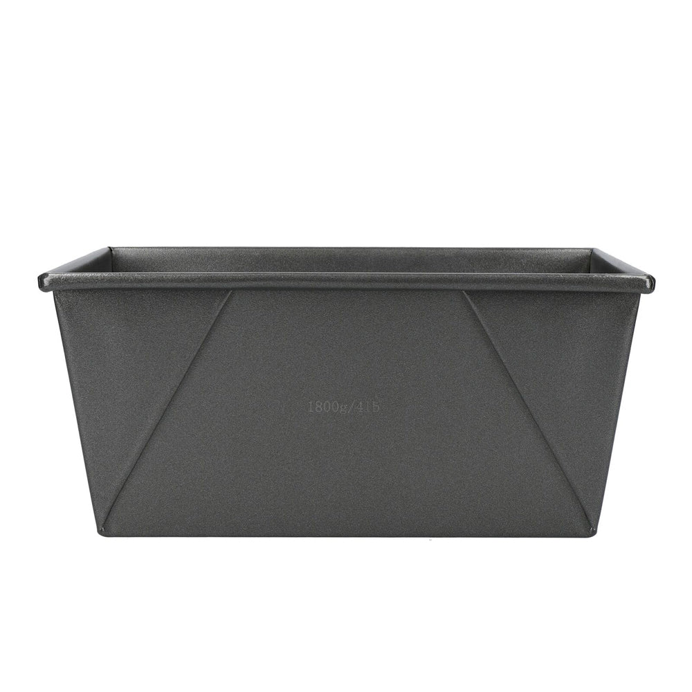 2x Mastercraft 24x16cm Heavy Base Non-Stick Box Sided Loaf/Bread Pan - Black