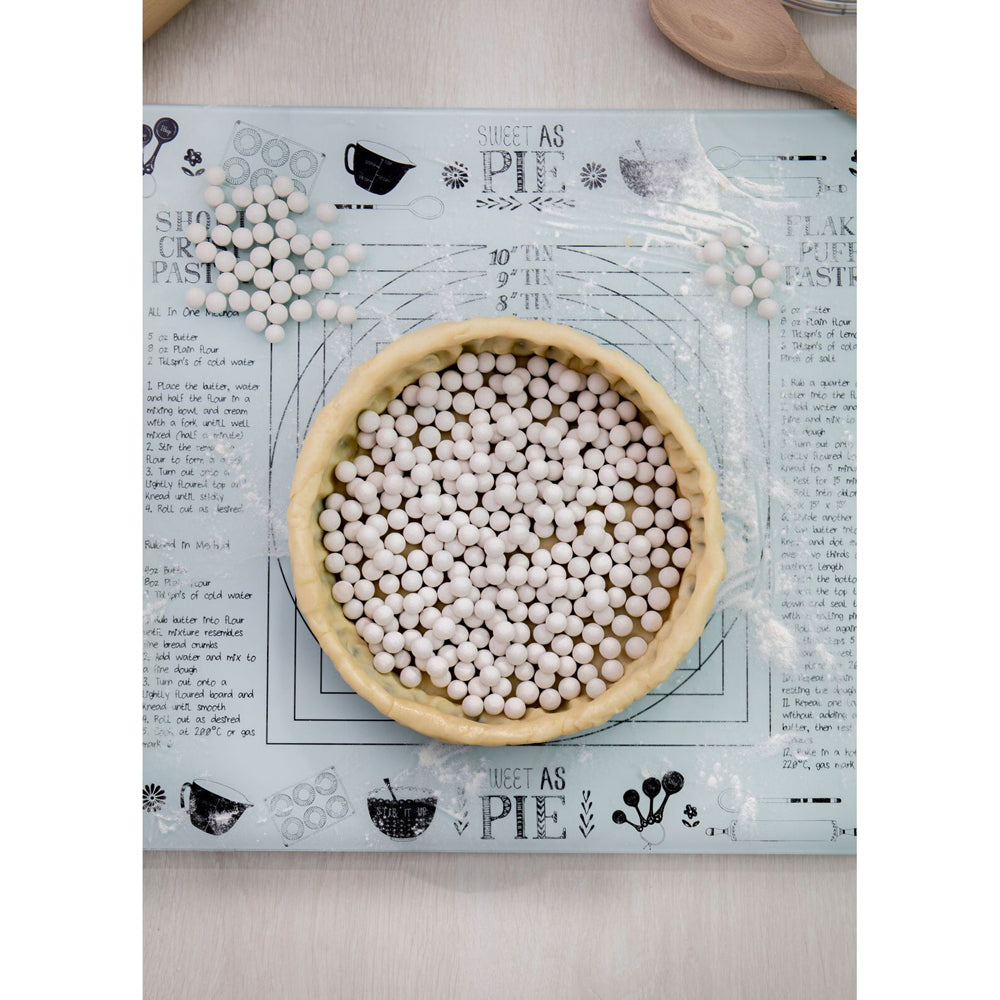 2x Mastercraft 500g Ceramic Baking Beans Pie Weights In Tub