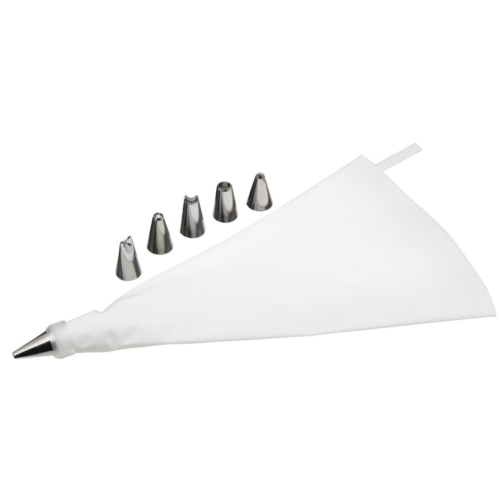 2x 8pc Mastercraft Cotton Icing Bag Starter Set Baking Accessory