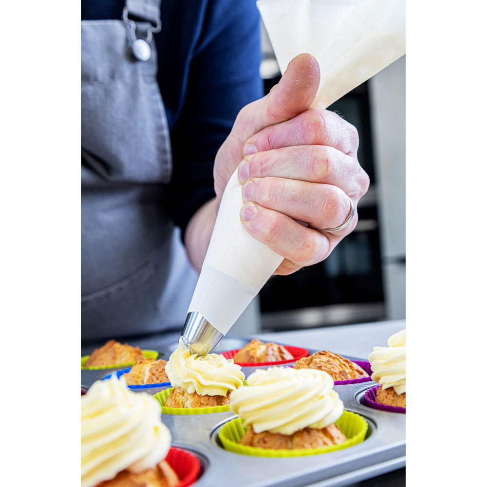 3x Mastercraft 30cm Professional Deluxe Cotton Piping Bag Baking Accessory