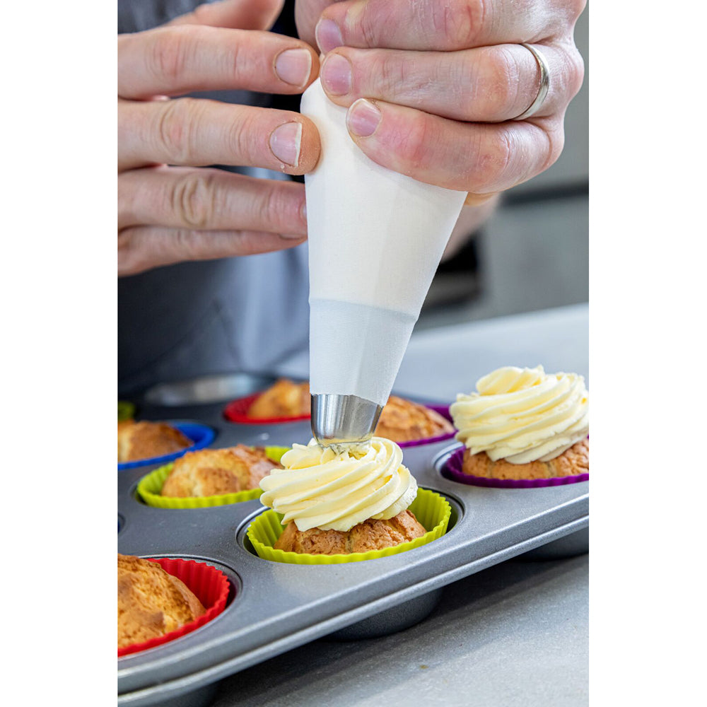 3x Mastercraft 40cm Professional Deluxe Cotton Piping Bag Baking Accessory