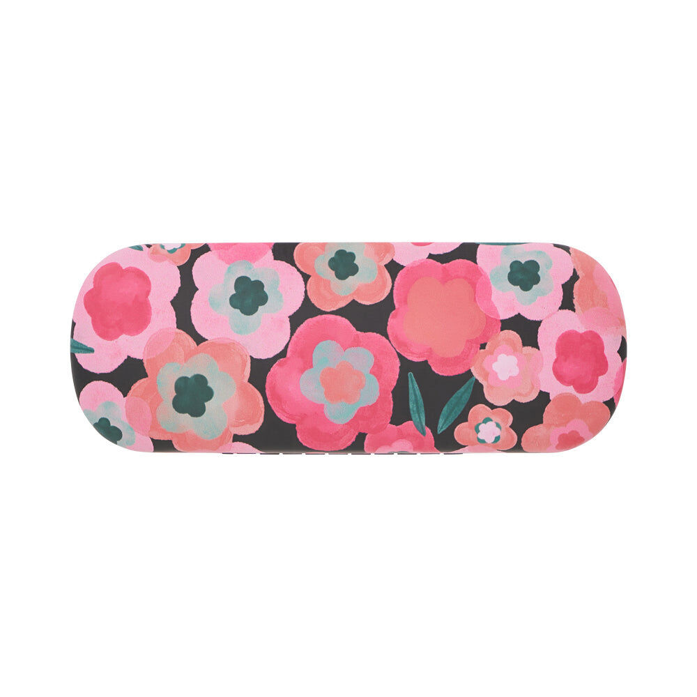 2PK Annabel Trends Glasses Case/Cloth Combo 15cx6cm - Midnight Blooms