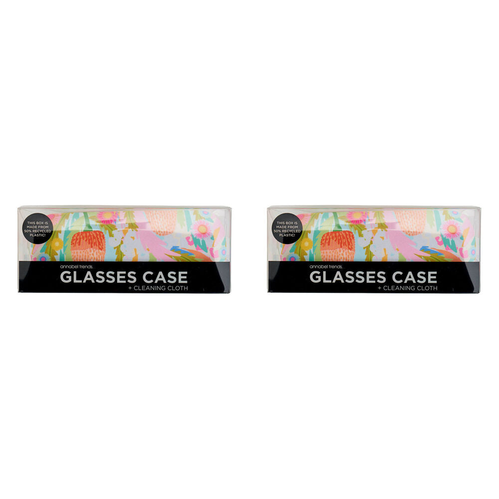 2PK Annabel Trends Glasses Case/Cloth Combo 15cx6cm - Paper Daisy