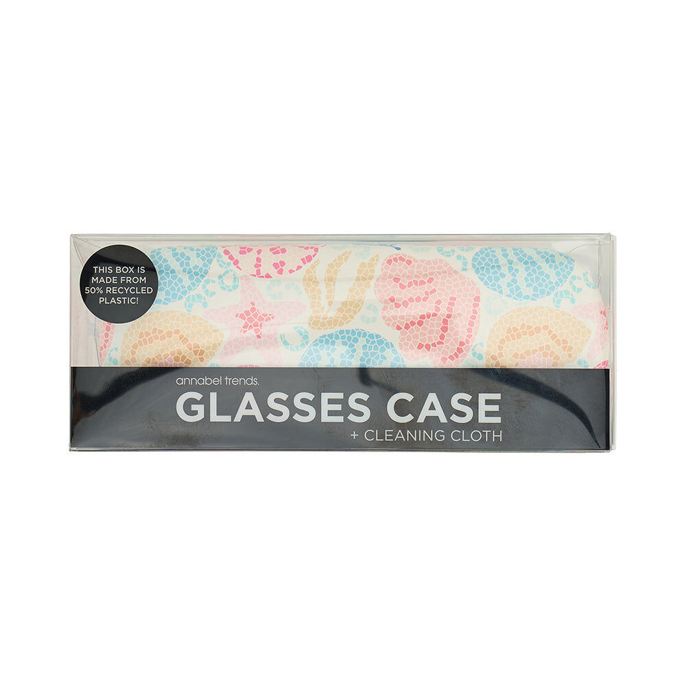 2PK Annabel Trends Glasses Case/Cloth Combo 15cx6cm - Shelly Beach
