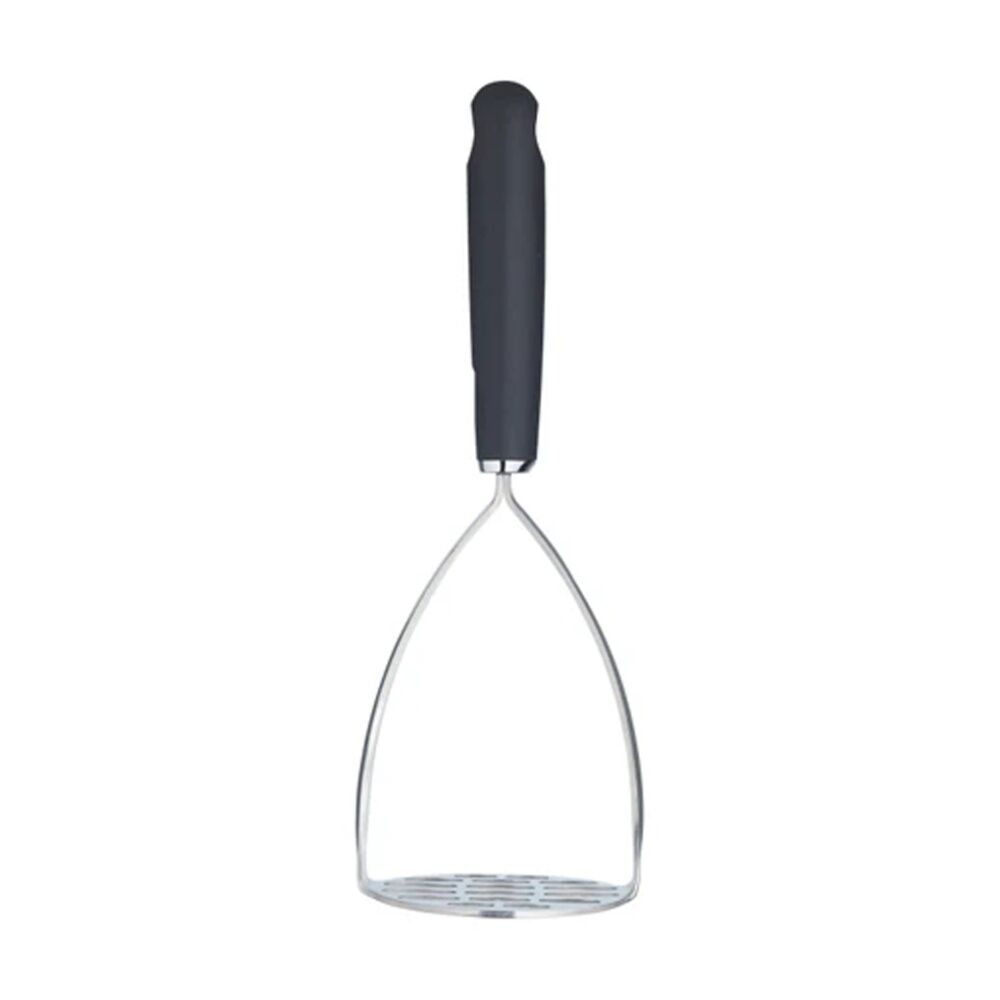 2PK MasterCraft Soft Grip Stainless Steel Potato Masher Comfortable Kitchen Ut