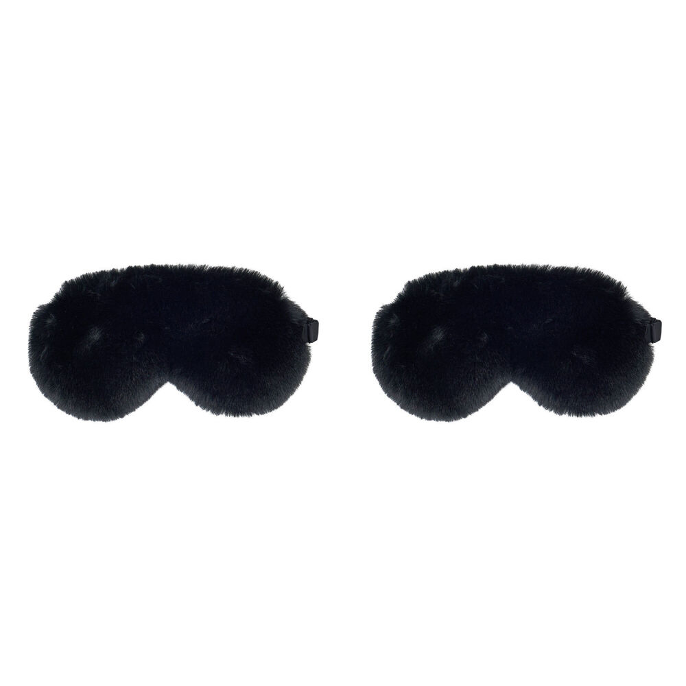 2PK Annabel Trends Sleeping Eye Mask Cosy Luxe - Black