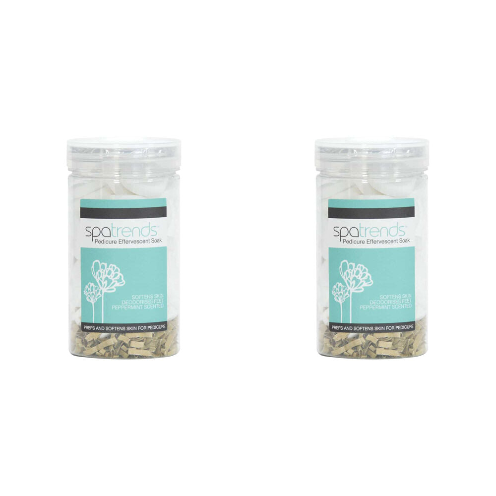2PK Annabel Trends Spa Trends Pedicure Soak 6.5x12.5cm - Peppermint