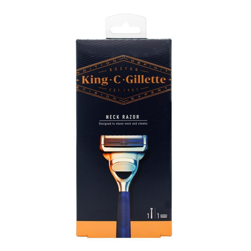 12PK King. C. Gillette Neck Razor For Neck And Cheeks with Refill