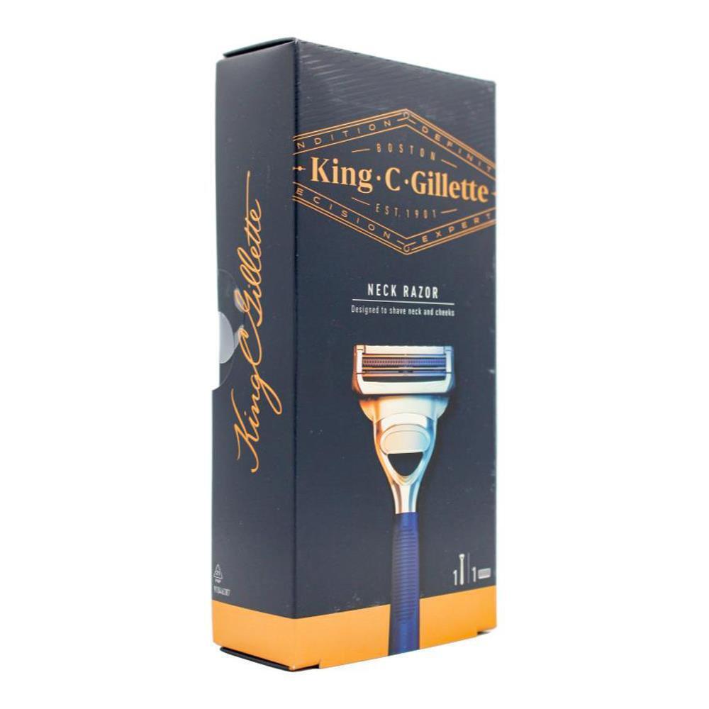 12PK King. C. Gillette Neck Razor For Neck And Cheeks with Refill