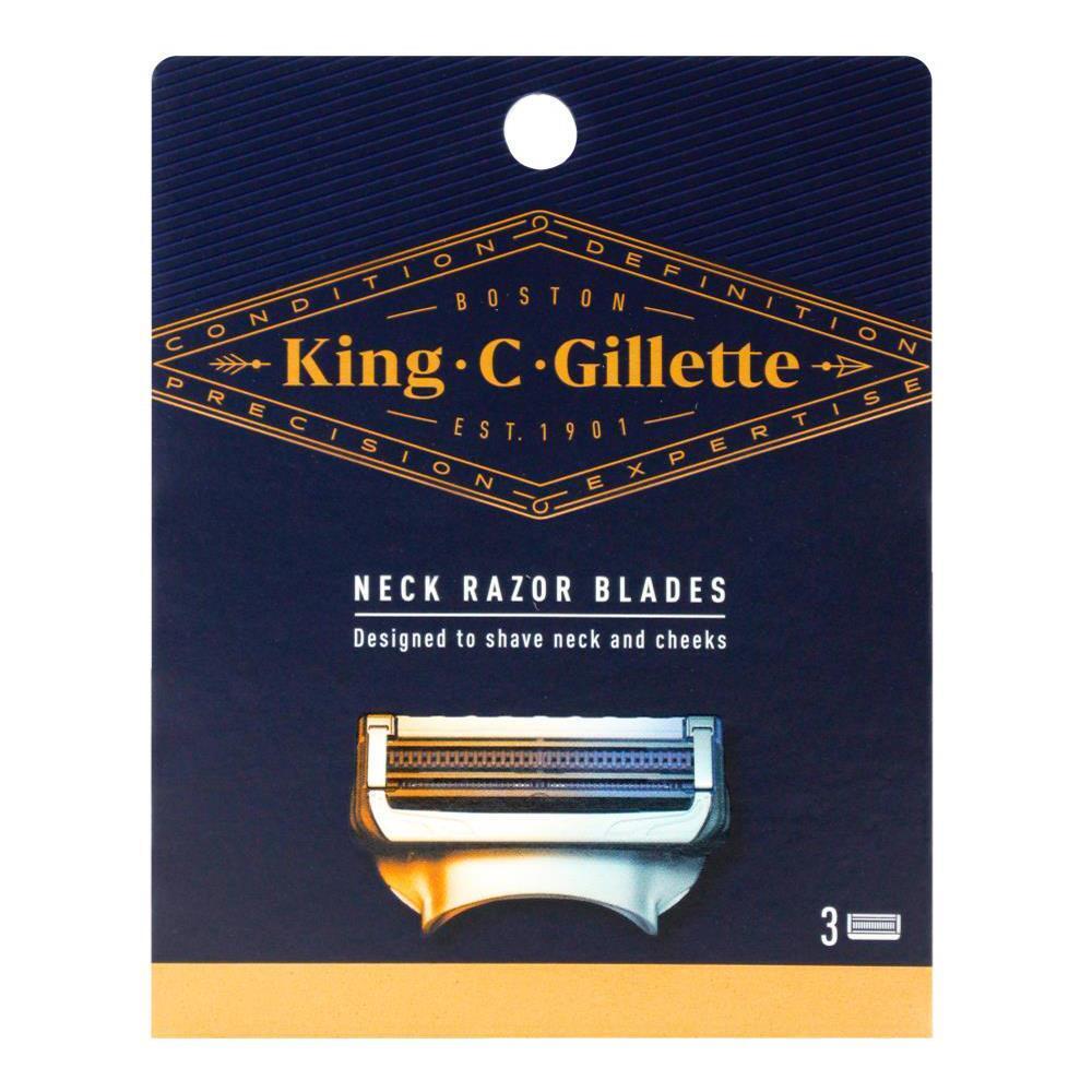 36pc King. C. Gillette Neck Shaving Razor Blade Refill