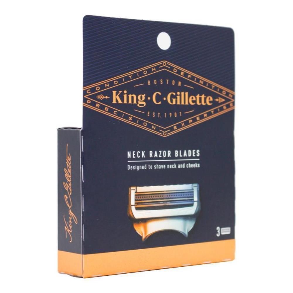 18pc King. C. Gillette Neck Shaving Razor Blade Refill