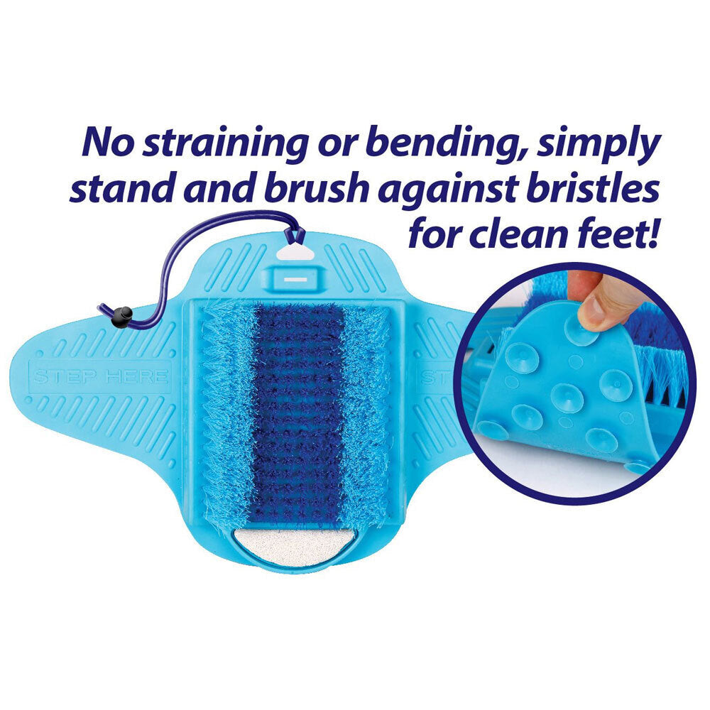 2PK Loraine Shower Scrubby Feet Cleaner 36cm