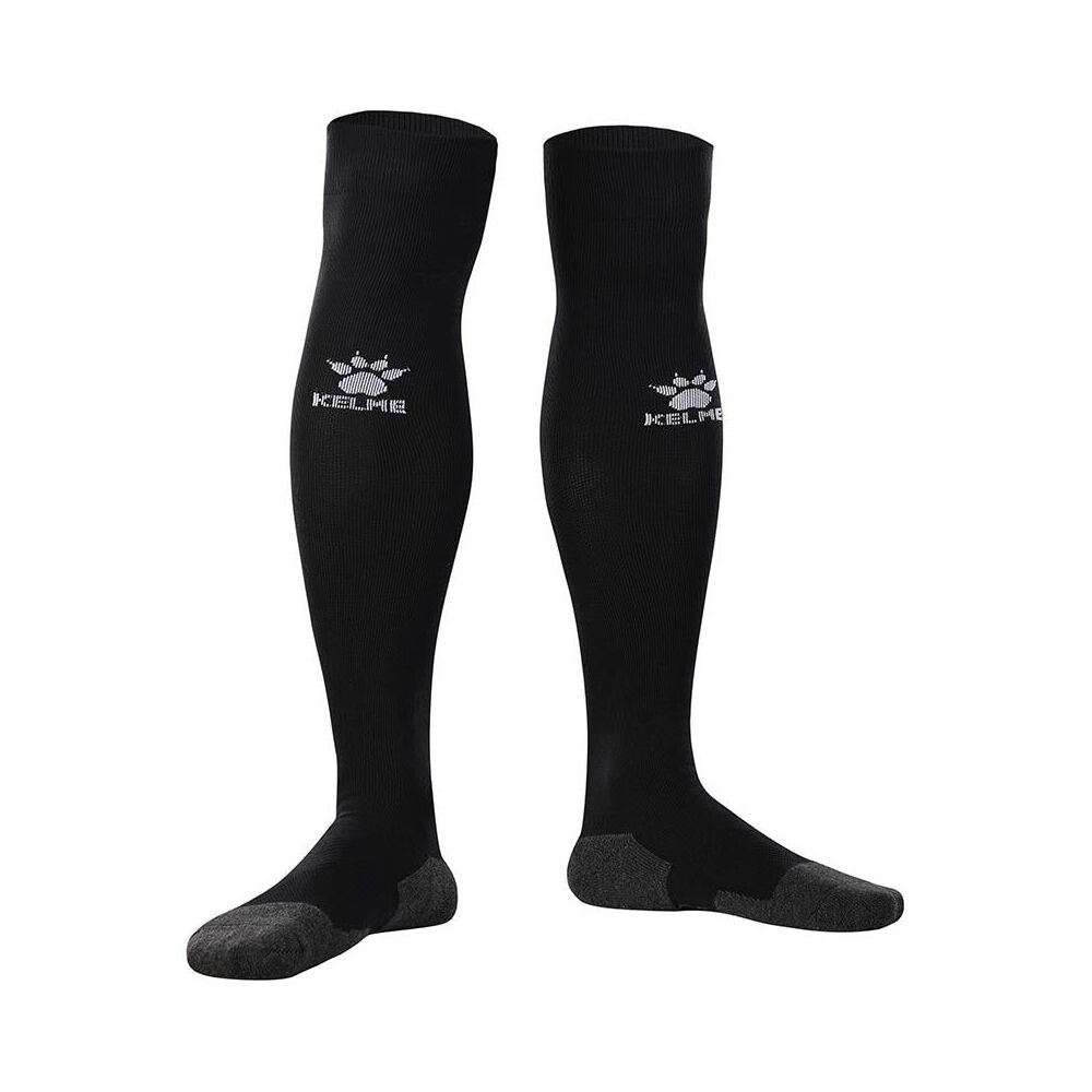 Kelme Sport Full-Length Football Soccer Grip Socks Anti Slip Black/White