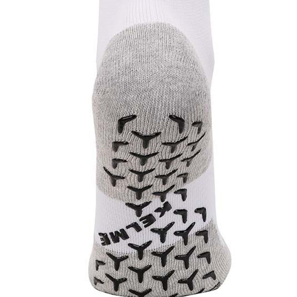 Kelme Sport Full-Length Football Soccer Grip Socks Anti Slip White/Black