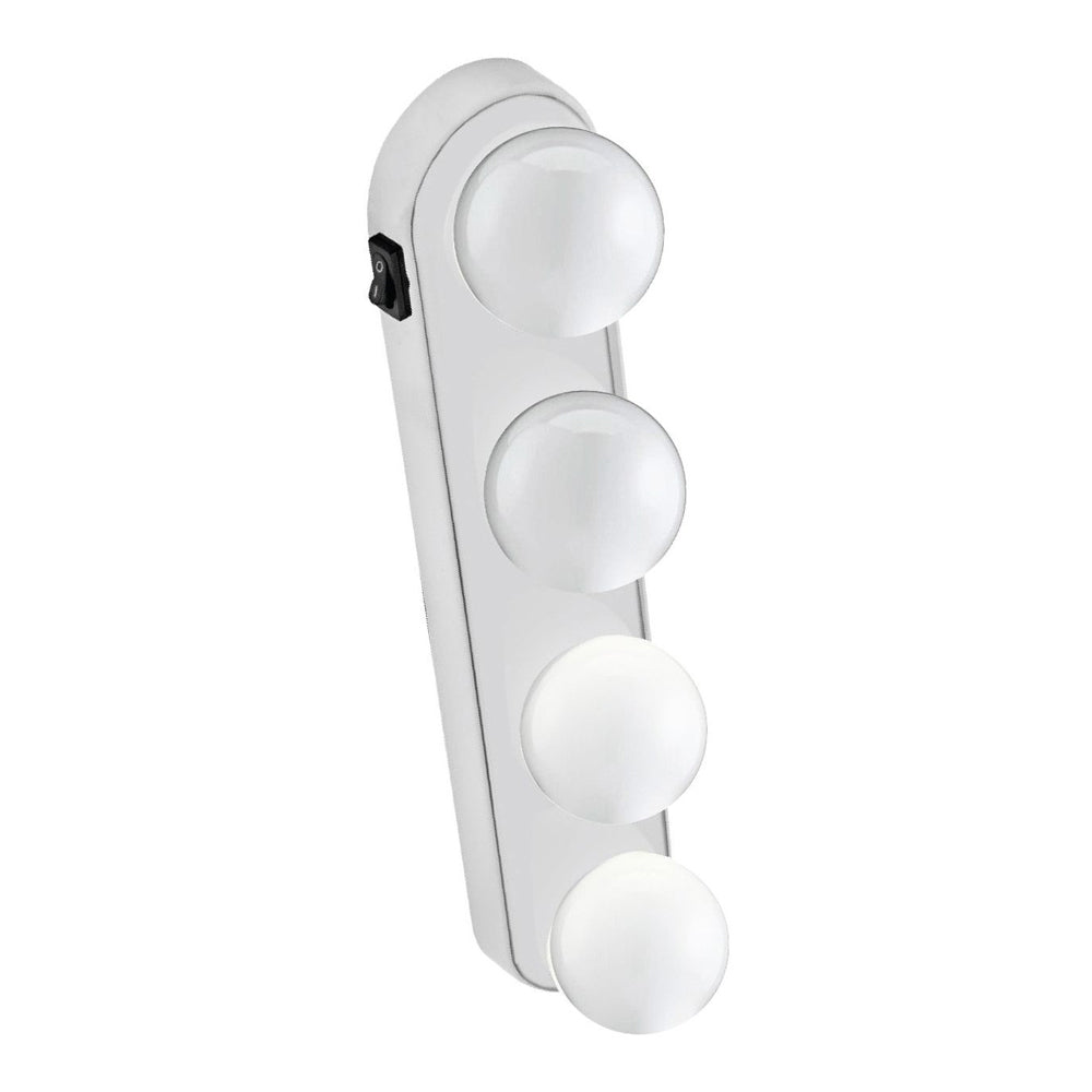 3PK Rachel & Jen Portable LED Suction Vanity/Makeup Mirror Light