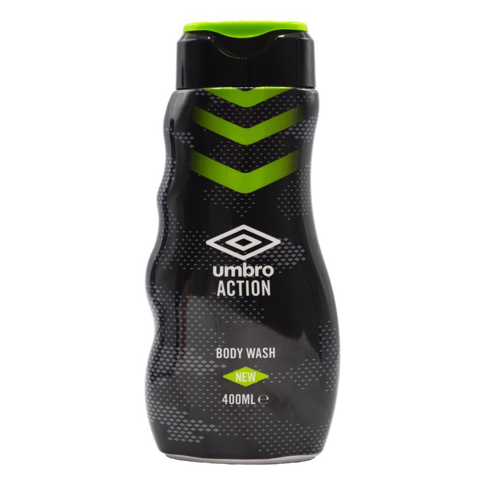 6PK Umbro 400ml Body Wash Liquid Shower Gel Citrus Scent For Men Action