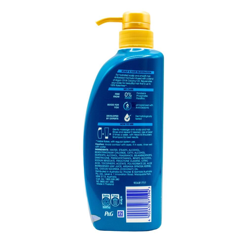 6PK Head & Shoulders 550ml Conditioner Supreme Moisture w/ Argan Creme