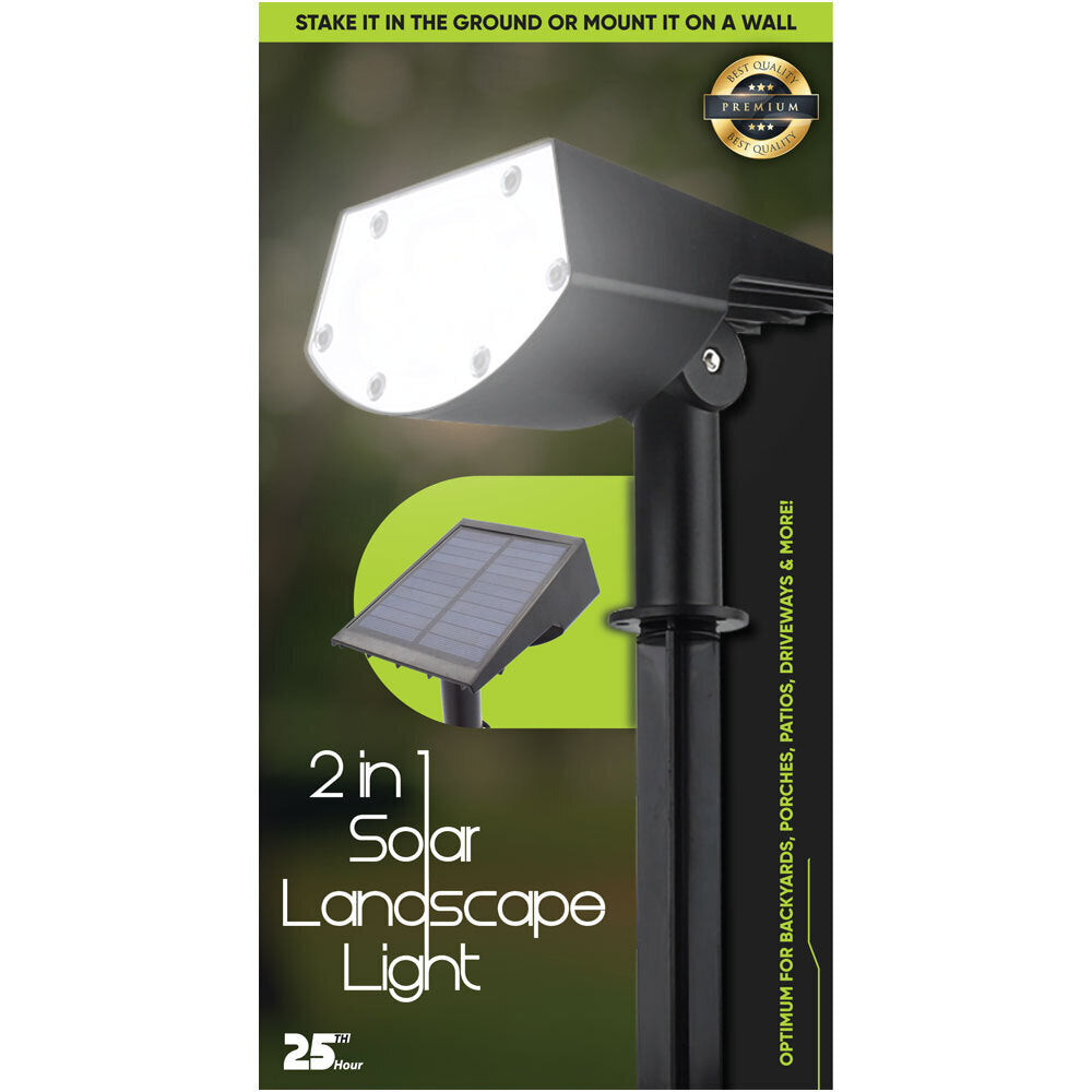 4PK 25th Hour 2in1 Solar Landscape LED Light 31cm