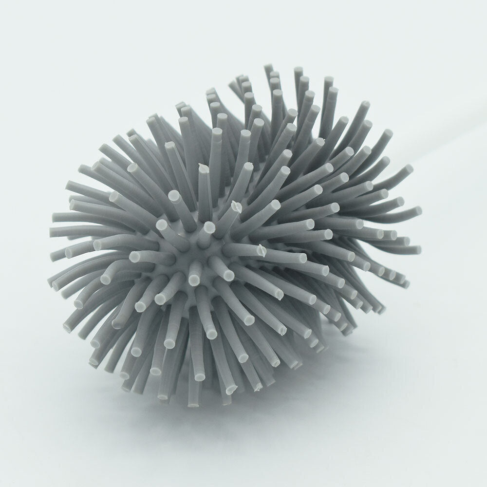 3PK Panache TPR Brush Head Toilet Brush & Holder Set
