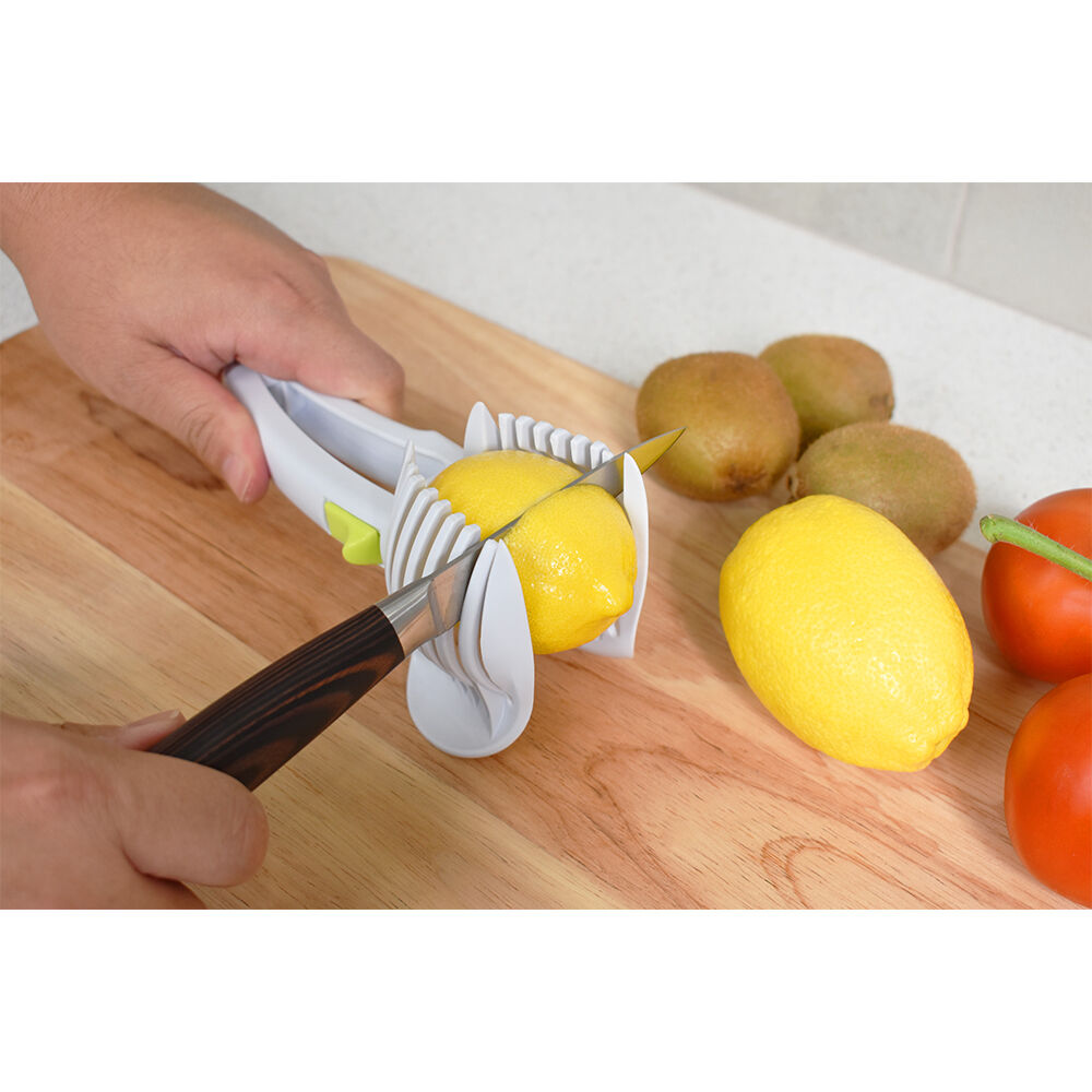 2pc Mighty Chef All-In-One Kitchen Measuring Cube & Innobella Slicing Buddy Set