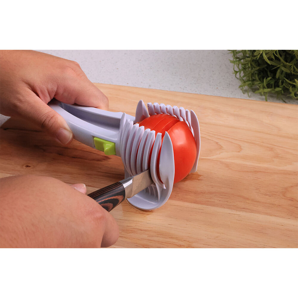 2pc Mighty Chef All-In-One Kitchen Measuring Cube & Innobella Slicing Buddy Set