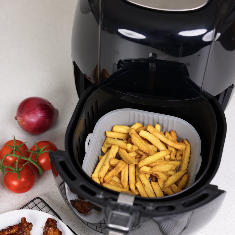2 x 2pc Innobella Reusable Non-Stick Silicone Air Fryer Liner - Grey