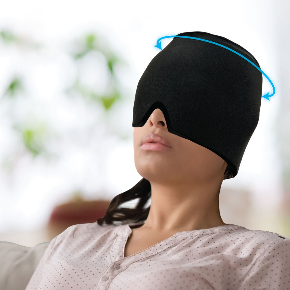 2PK Vistara Head Ease 360 Degree Head & Eye Coverage Soothing Compression Wrap