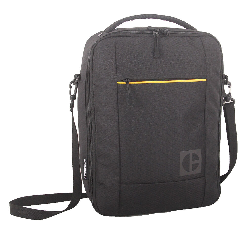 Caterpillar Men's CAT Go EDC/Shoe Bag Adjustable Strap Casual 25x33cm Black