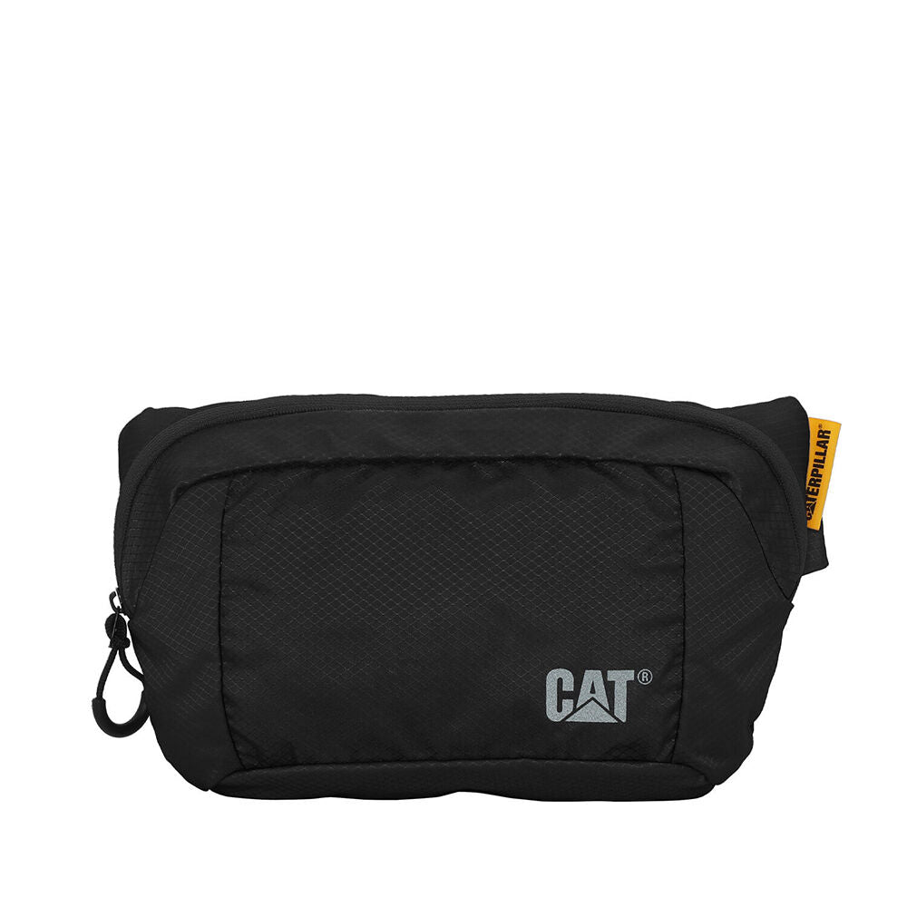 Caterpillar Men's CAT Turner Waist Bag Adjustable Strap Casual 25x16cm Black
