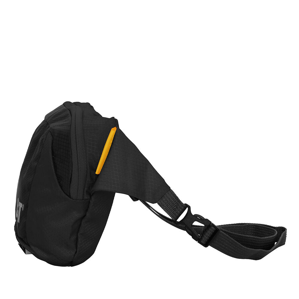Caterpillar Men's CAT Turner Waist Bag Adjustable Strap Casual 25x16cm Black