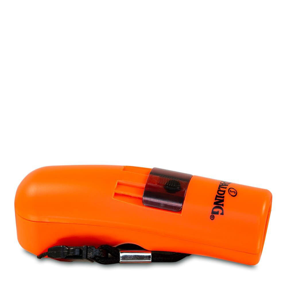Spalding Electronic Hand Operated Referee Coaching Whistle w/ Lanyard Orange