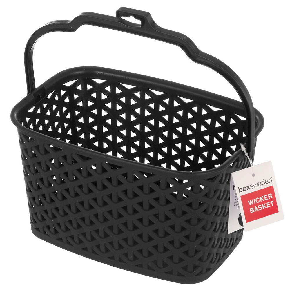 2PK Boxsweden Wicker Design Peg Basket - Assorted