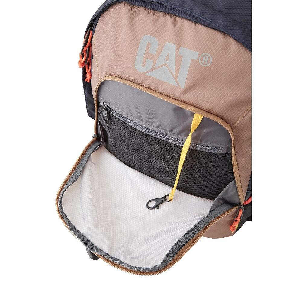 Caterpillar Men's Matterhorn Backpack Bag Reflective Webbing 46.5x32cm Sand