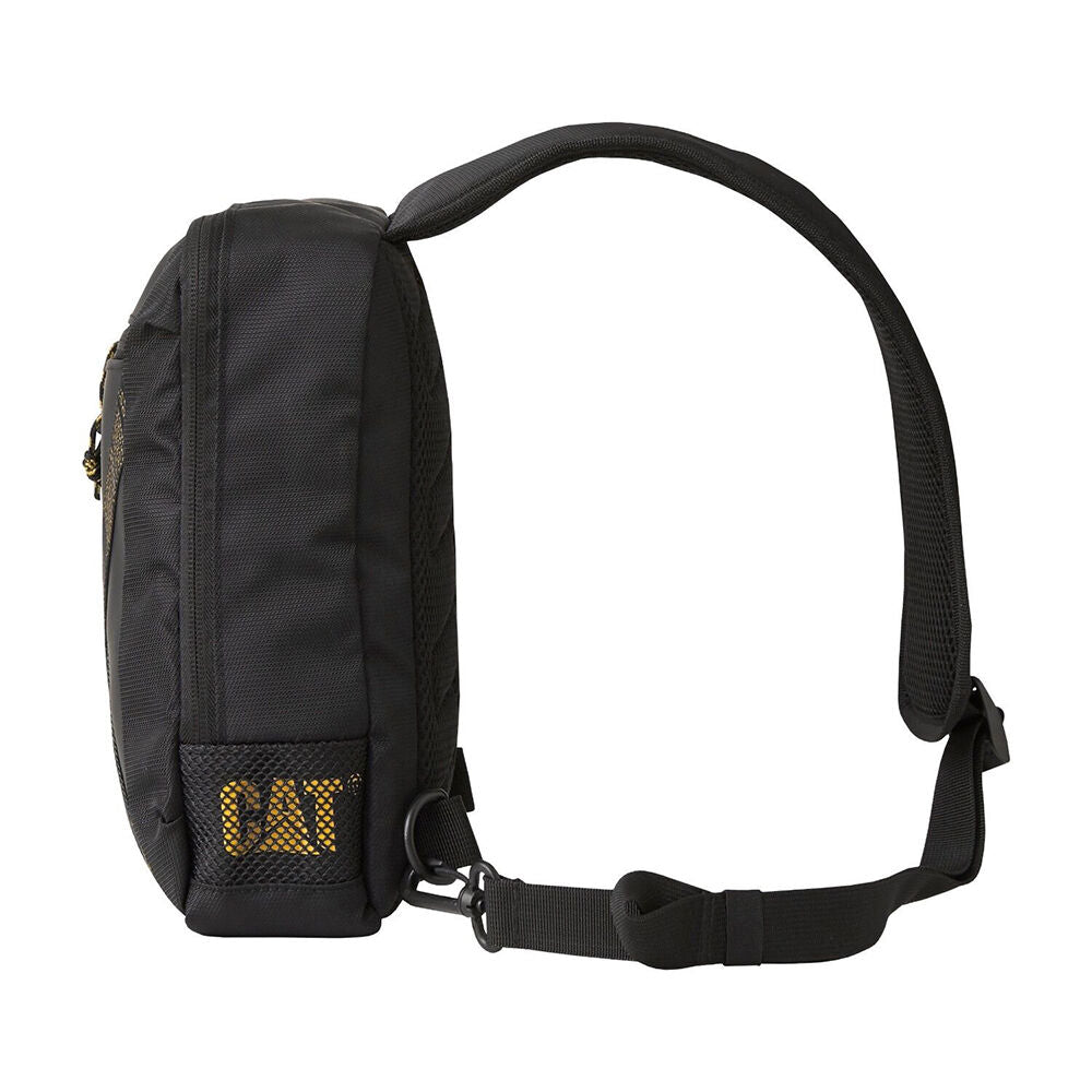 Caterpillar Men's CAT The Sixty Sling Bag Adjustable Strap 31x24cm Black