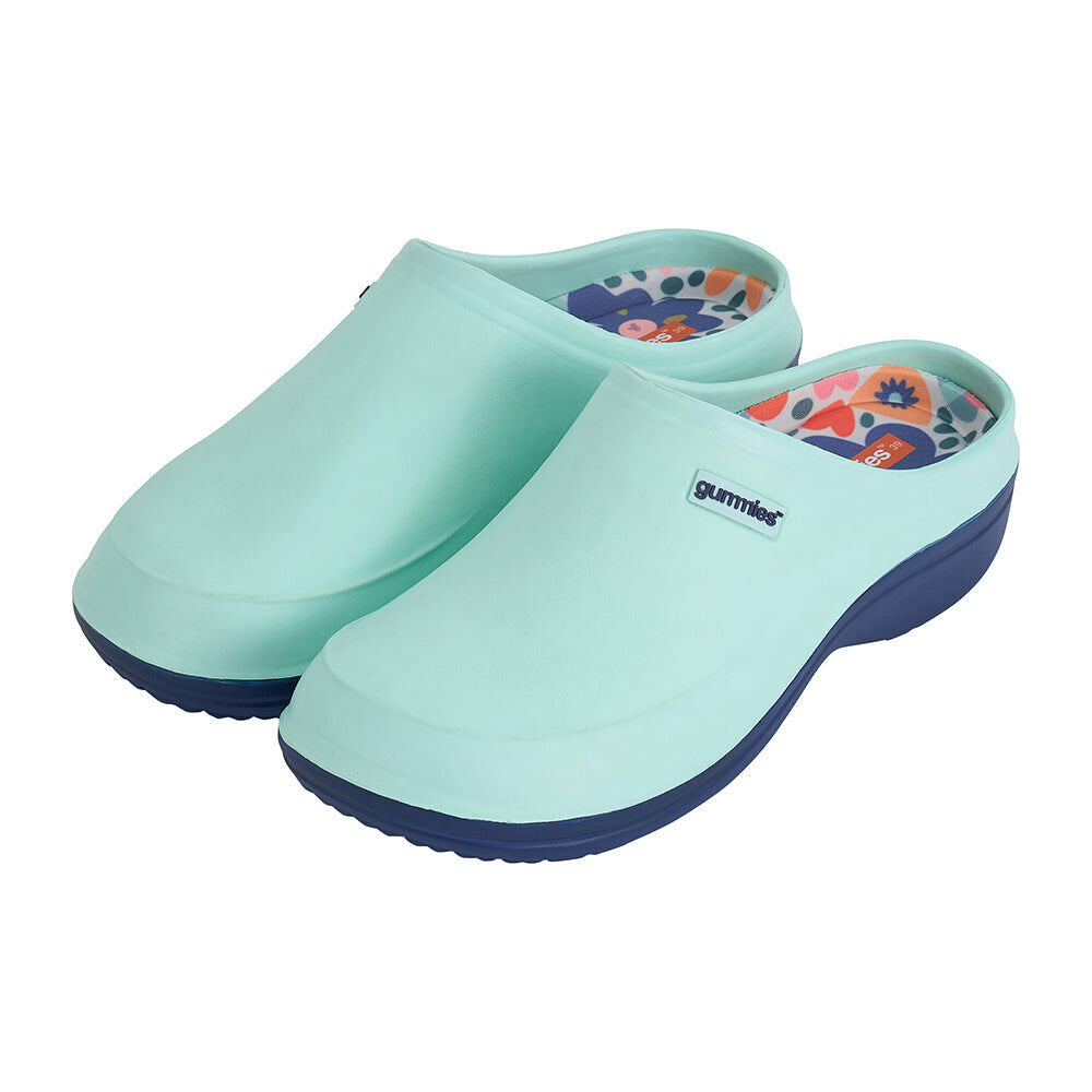 Annabel Trends Gummies Memory Foam Clog Slippers Garden Love Sage