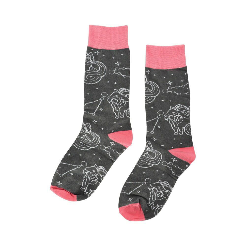 3PK Annabel Trends Boxed Novelty Socks One Size - Zodiac Capricorn