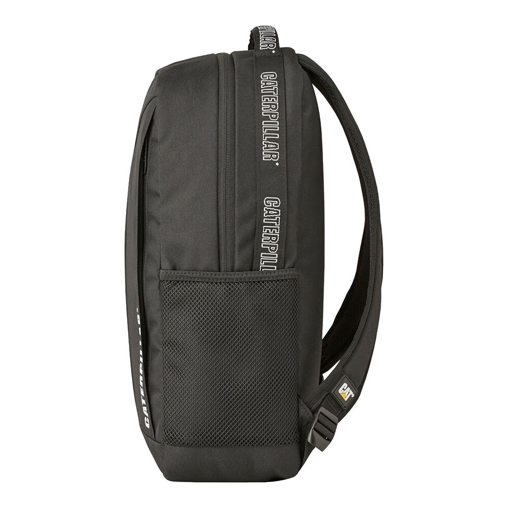 Caterpillar Men's Reflective Logo Backpack Adjustable Strap 45x31cm Black